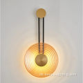 LED -Glasplatte moderne Wandlampendesign